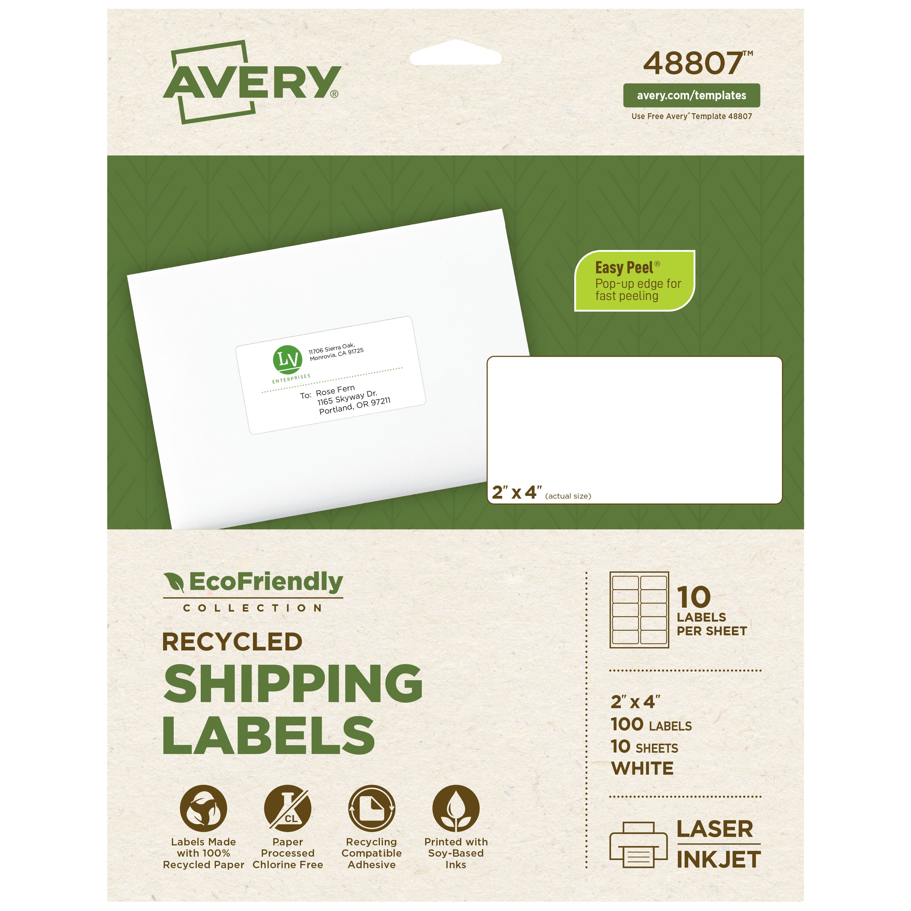 EcoFriendly Shipping Labels, 2
